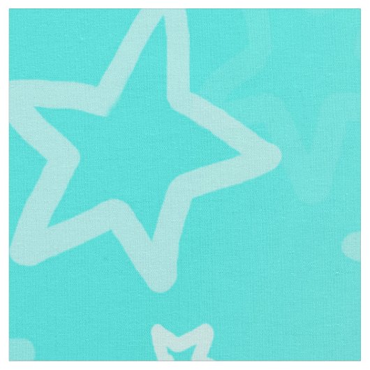 ターコイズスワール綿布 ファブリック (クローズアップ)