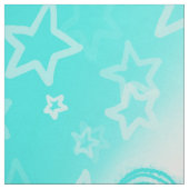 ターコイズスワール綿布 ファブリック (見本)