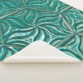 ターコイズセラミックタイル壁テクスチャ要旨要約、archit シェルパブランケット (3/4)