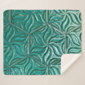 ターコイズセラミックタイル壁テクスチャ要旨要約、archit シェルパブランケット (正面(横))