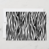 ターコイズゼブラ クラスオブ2014 卒業式招待状 招待状 (裏面)