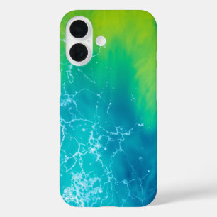 ターコイズタイド:熱帯の脱出 iPhone 16ケース