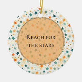 ターコイズタンゲリンお洒落スターズ セラミックオーナメント