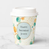 ターコイズタンゲリンサークル 紙コップ (正面)