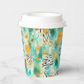 ターコイズタンゲリンゼブラ 紙コップ (右)