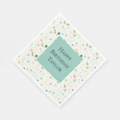 ターコイズタンゲリンドット スタンダードランチョンナプキン (角)