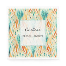 ターコイズタンゲリン抽象芸術ジュエルブライダルシャワー