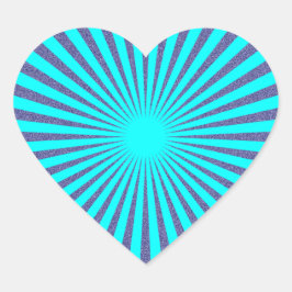 ターコイズターゲット –  ハートシール