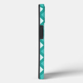 ターコイズダイヤモンドパターンケース – メイトiPhoneケース Case-Mate iPhoneケース (裏面 / 右)