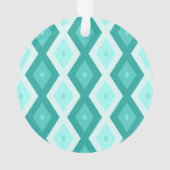 ターコイズダイヤモンドパターン オーナメント (裏面)