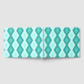 ターコイズダイヤモンドパターン ゲストブック (全面)