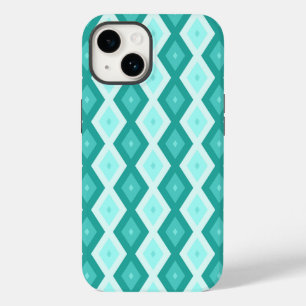 ターコイズダイヤモンドパターン Case-Mate iPhone 14ケース