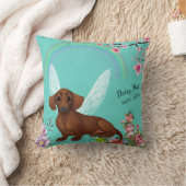 ターコイズダックスシュント記憶アクセントピロー クッション (ブランケット)