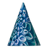 ターコイズダリアフラワーマクロの背景 パーティーハット (右)