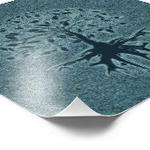 ターコイズツリー・オブ・ライフ フォトプリント            (角)