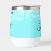 ターコイズティール（緑がかった色）アゲイト甘い16誕生日を追加da (左面)