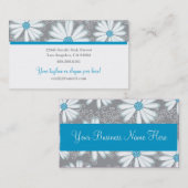 ターコイズデイジーの快適の温室庭師 名刺 (正面/裏面)