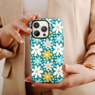 ターコイズデイジー花 iPhone 1,4,000ケース Case-Mate iPhone 14ケース