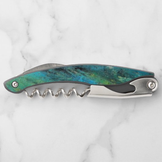 ターコイズデザインコルクスクリュー ソムリエナイフ (裏面)