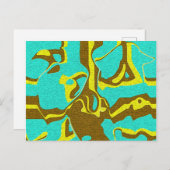 ターコイズデザイン ポストカード (正面/裏面)