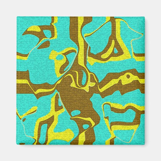 ターコイズデザイン マグネット (正面)