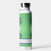 ターコイズトインクルフローラカスタムウォーターボトル ウォーターボトル (右面)