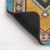 ターコイズトレジャーアンティークペルシアオリエンタルラグ マウスパッド (コーナー)