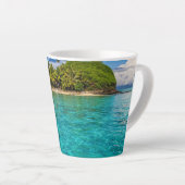ターコイズトロピカルウォーターズオブボララグーン カフェラテマグ (右アングル)