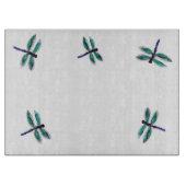 ターコイズトンボアート カッティングボード (正面)