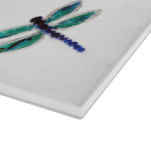 ターコイズトンボアート カッティングボード (角)