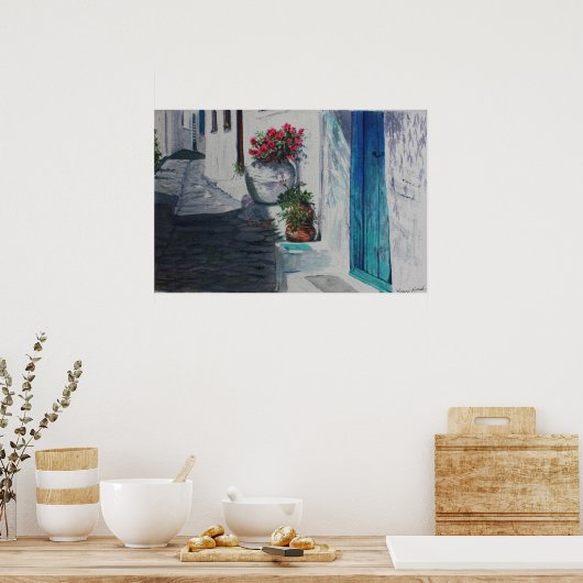 ターコイズドア ポスター (キッチン)