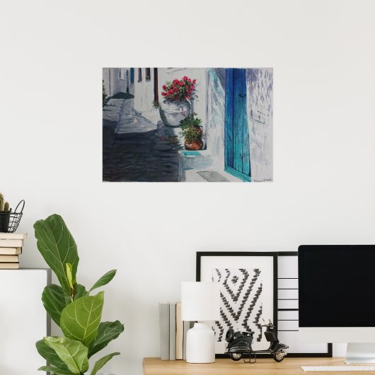 ターコイズドア ポスター (ホームオフィス)