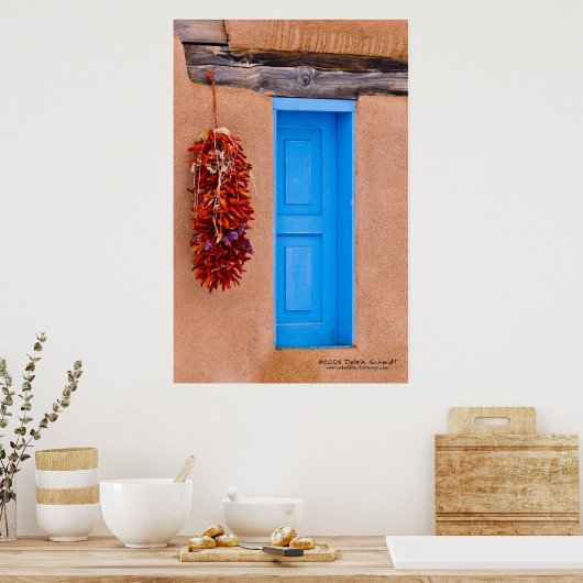 ターコイズドア ポスター (キッチン)