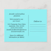 ターコイズドア、新しいアドレスのお知らせ 案内ポストカード (裏面)