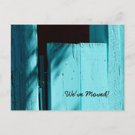 ターコイズドア、新しいアドレスのお知らせ 案内ポストカード