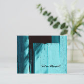 ターコイズドア、新しいアドレスのお知らせ 案内ポストカード (スタンド正面)