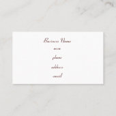 ターコイズドット名刺 名刺 (裏面)