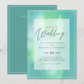 ターコイズドモダンリームズ結婚予算 (正面/裏面)