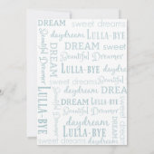 ターコイズドリームキャッチャースラムバースデーパーティー 招待状 (裏面)