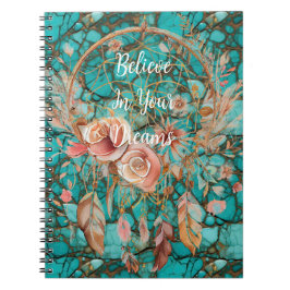 ターコイズドリームキャッチャー ノートブック