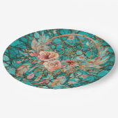 ターコイズドリームキャッチャー ペーパープレート (アングル)