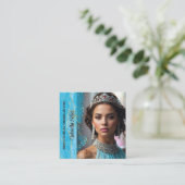 ターコイズドリームフォト名刺 スクエア名刺 (スタンド正面)