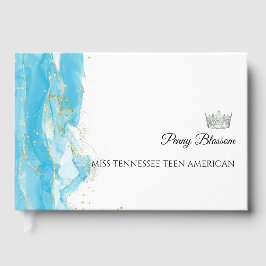 ターコイズドリームページャントシスターズのサイン帳 ゲストブック