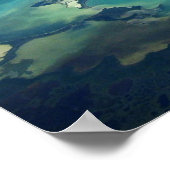 ターコイズドリームポスター – フロリダ鍵 ポスター (角)