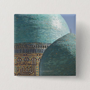 ターコイズドーム、シャールiジンダ廟 缶バッジ