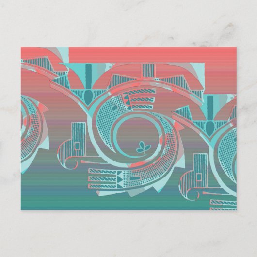 ターコイズドーンハガキ ポストカード (正面)