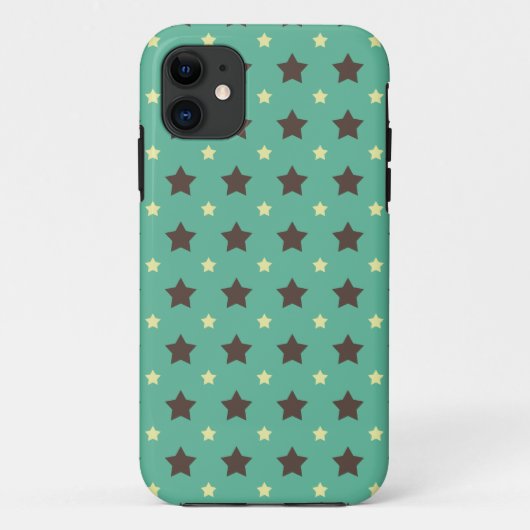 *ターコイズナイトレトロスター* iPhone 5/5Sケース Case-Mate iPhoneケース (裏面)