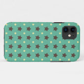 *ターコイズナイトレトロスター* iPhone 5/5Sケース Case-Mate iPhoneケース (裏面(横))
