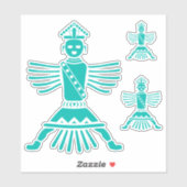 ターコイズナイフ シール (シート)