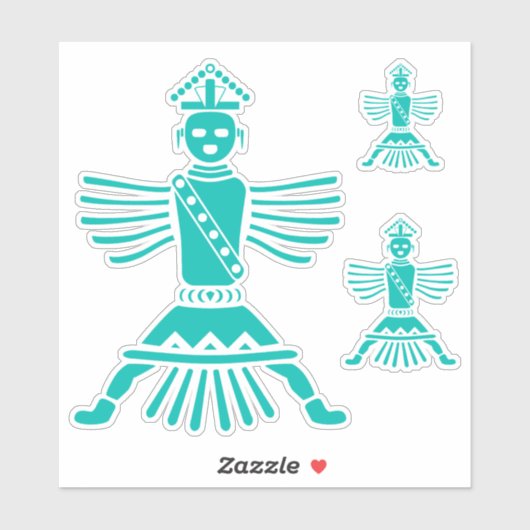 ターコイズナイフ シール (シート)